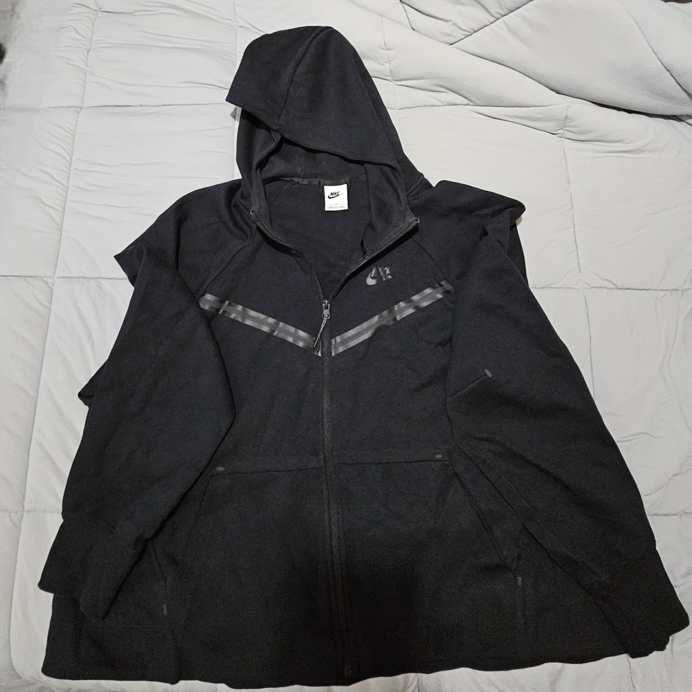 Nike Black Hoodie with Gray Accents